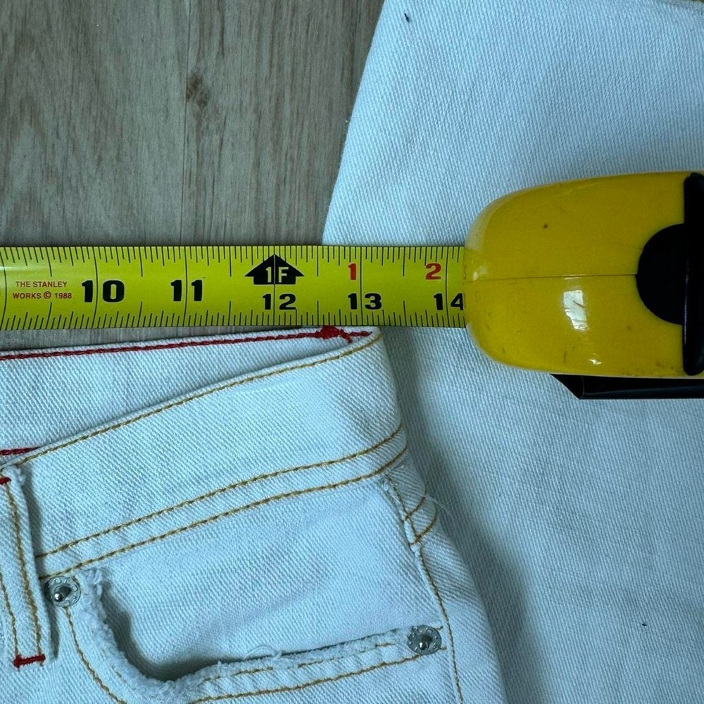 Vintage Y2K GLO white low rise bootcut jeans - Picture 3 of 6